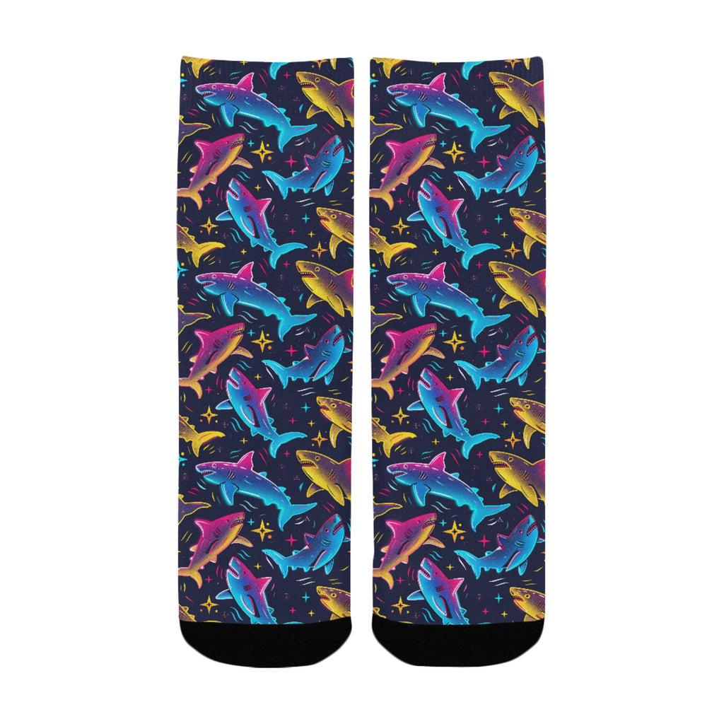 Kid's Custom Shark Socks (Made in USA) Free Shipping