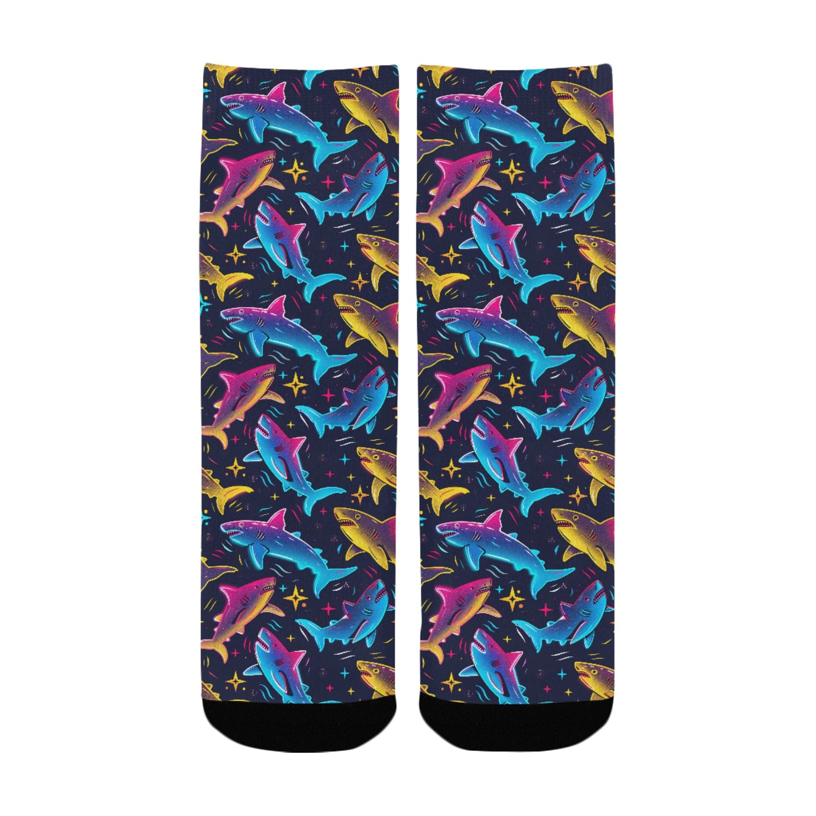 Kid's Custom Shark Socks (Made in USA) Free Shipping