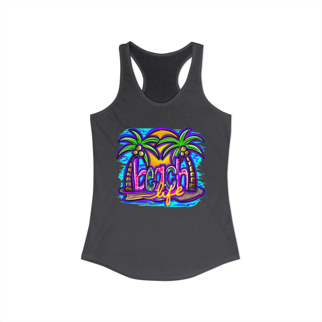 Beach Life Racerback Tank — Women's Beachy Summer Tank Top