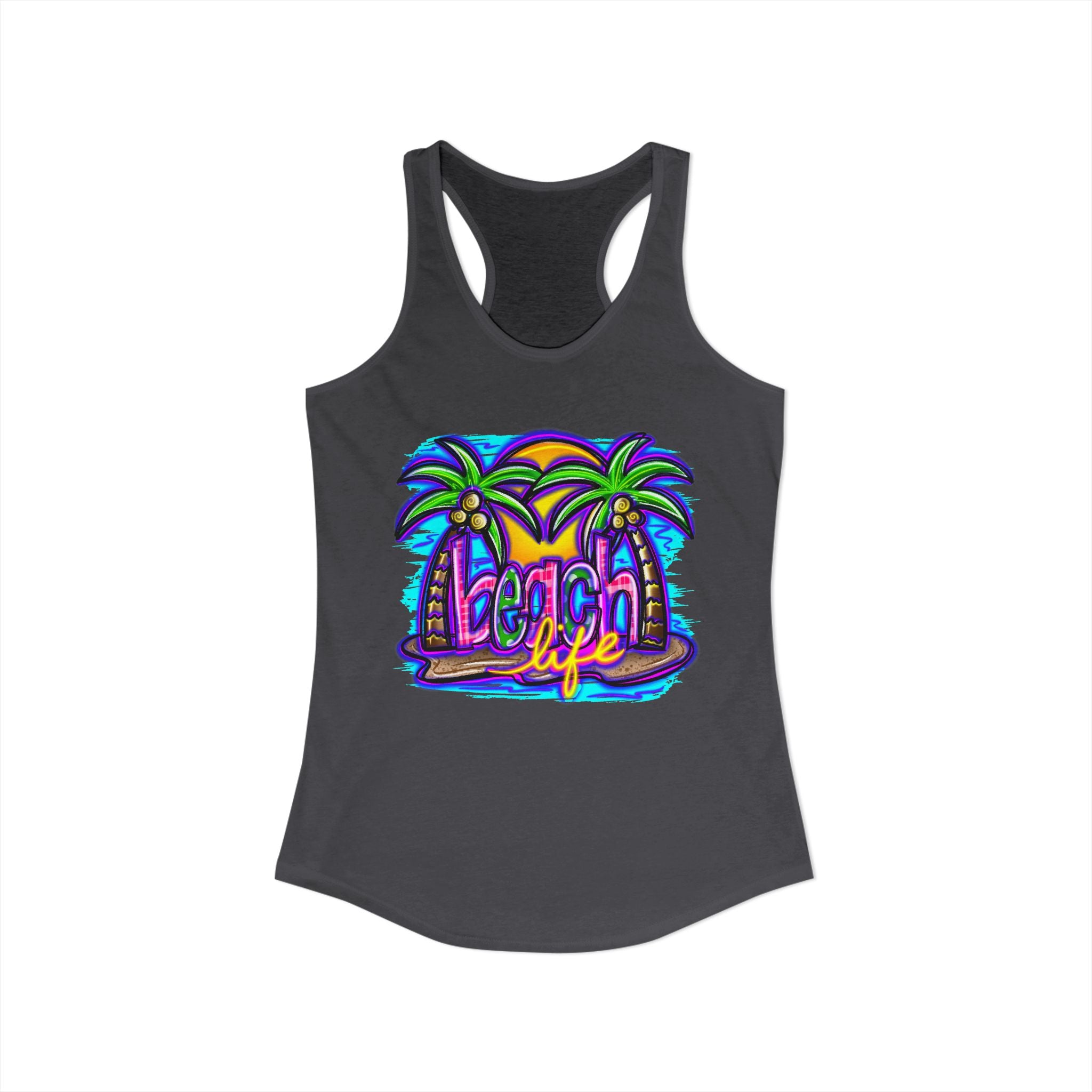 Beach Life Racerback Tank — Women's Beachy Summer Tank Top