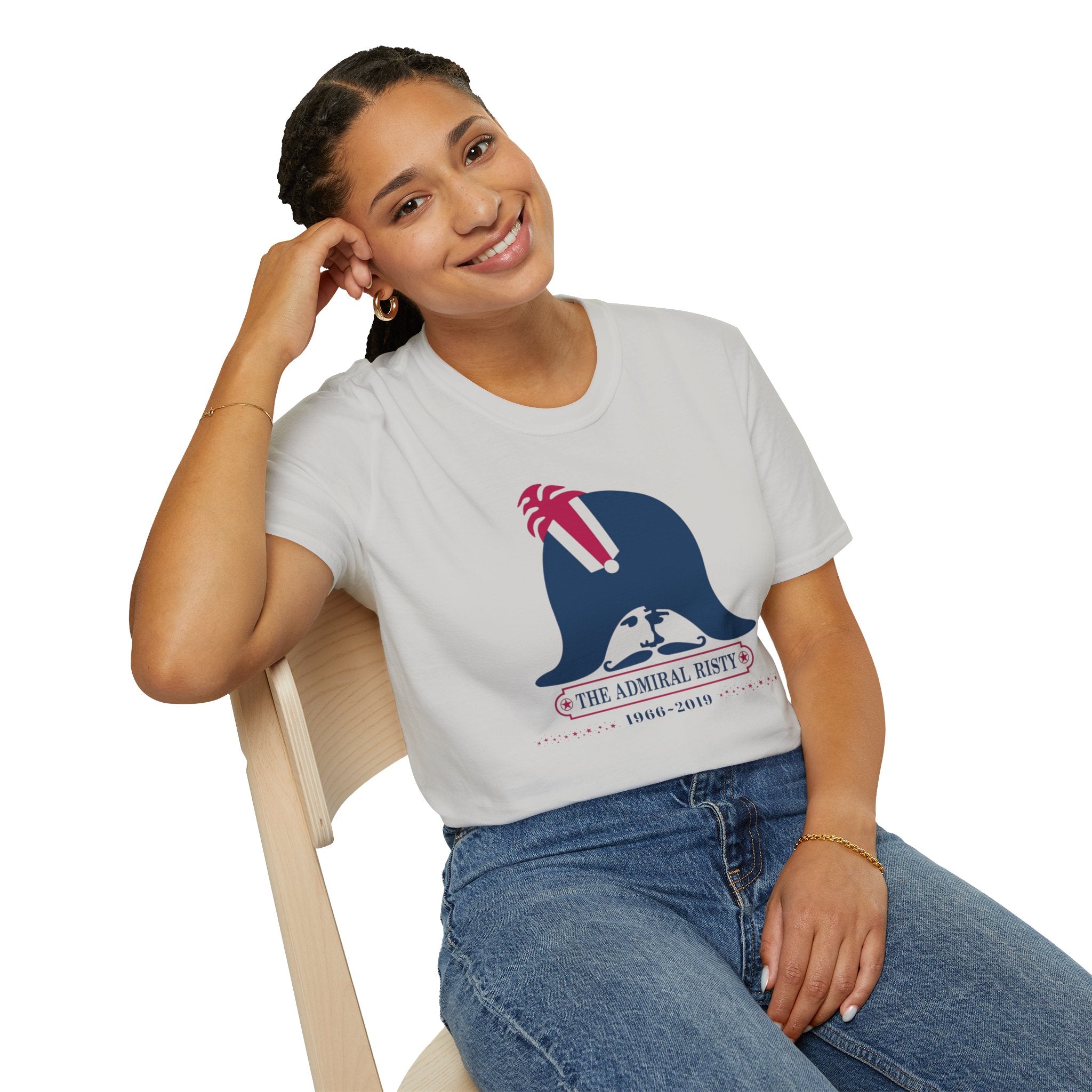 Admiral Risty Rancho Palos Verdes 1966 - 2019 Softstyle T-Shirt, Casual Wear, Gift for History Buffs, Unique Graphic Tee, Summer Essential
