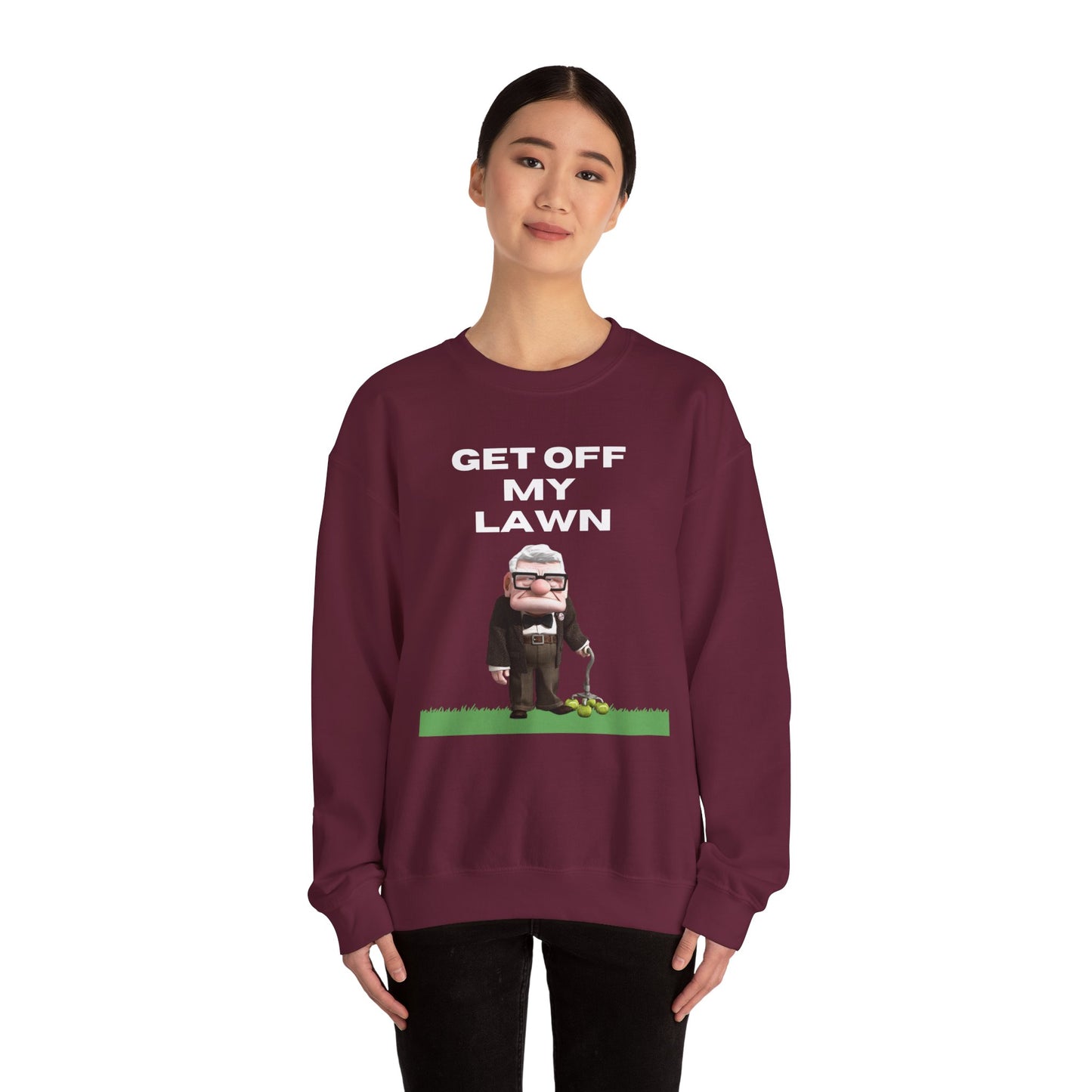 GET OFF My Lawn Unisex Heavy Blend Crewneck Sweatshirt