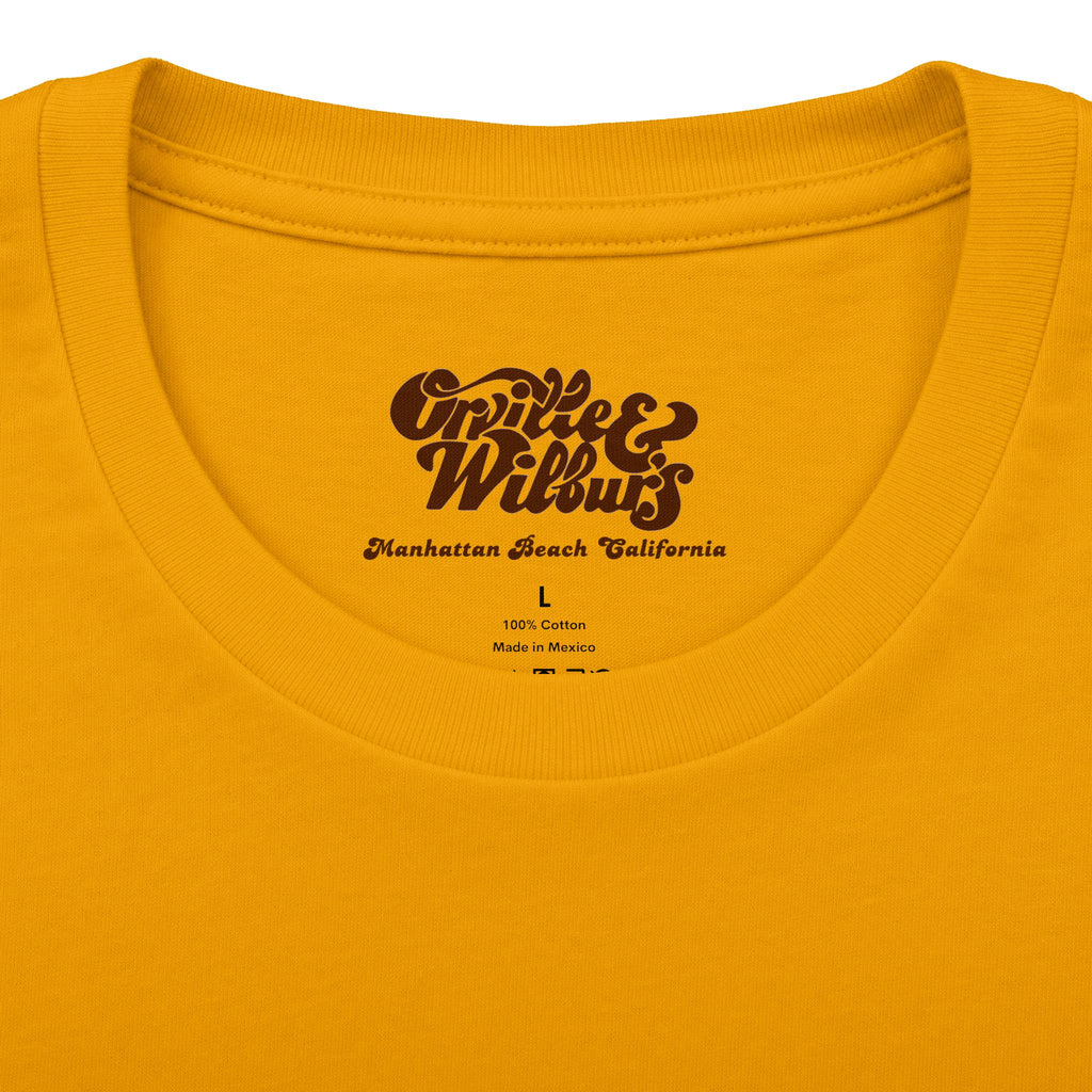 Orville and Wilburs Restaurant Manhattan Beach California Old South Bay Aviation Tee Shirt