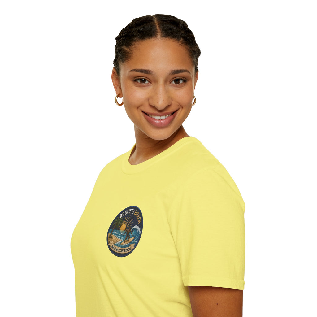 Bruce's Beach Manhattan Beach Surf Patch T-Shirt