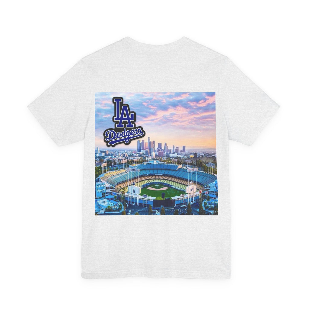 Los Angeles (Front and Back Printing) Unisex Jersey Short Sleeve Tee