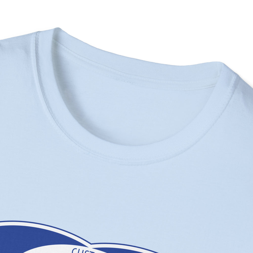 Rick Surfboards Unisex Softstyle T-Shirt Old School Hermosa Beach Print 1 Side