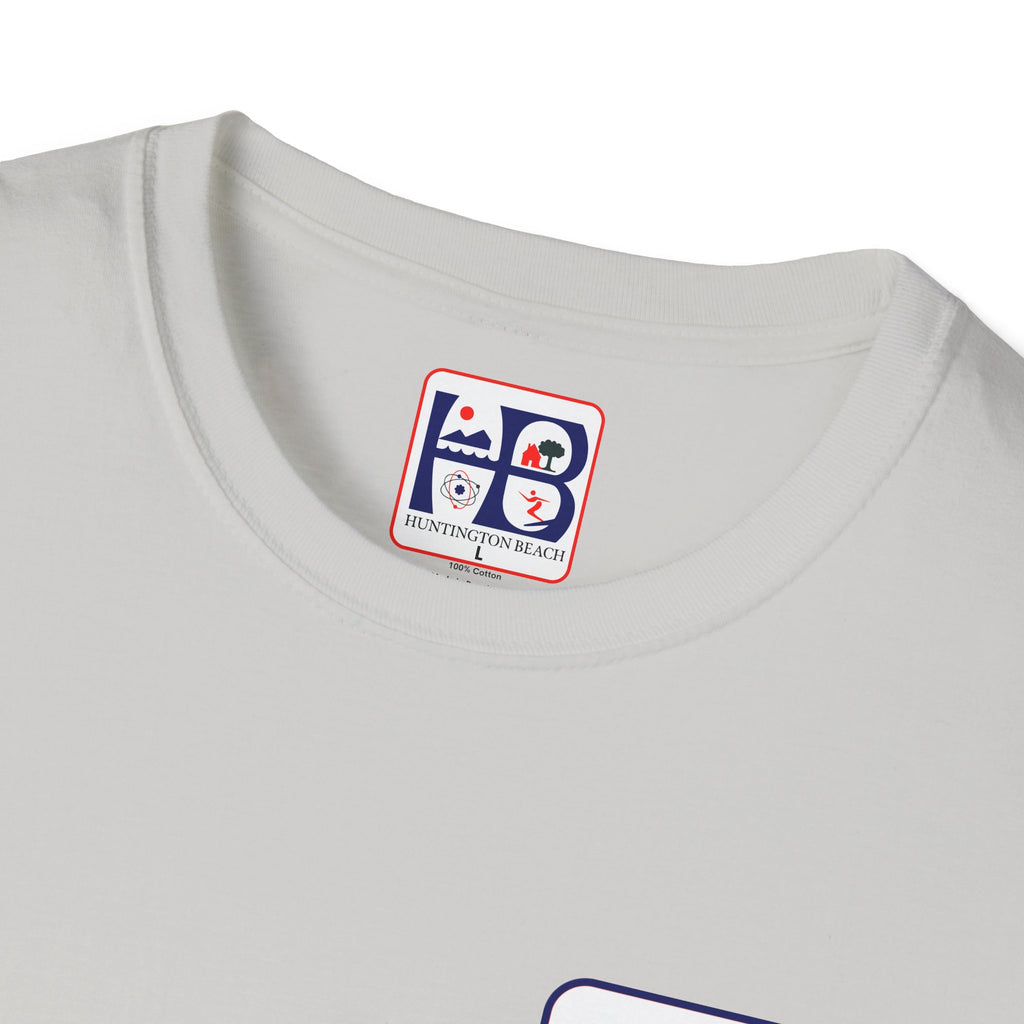 Huntington Beach Retro Logo T-Shirt — HB Surf & Sunset Tee (printed 3 side)