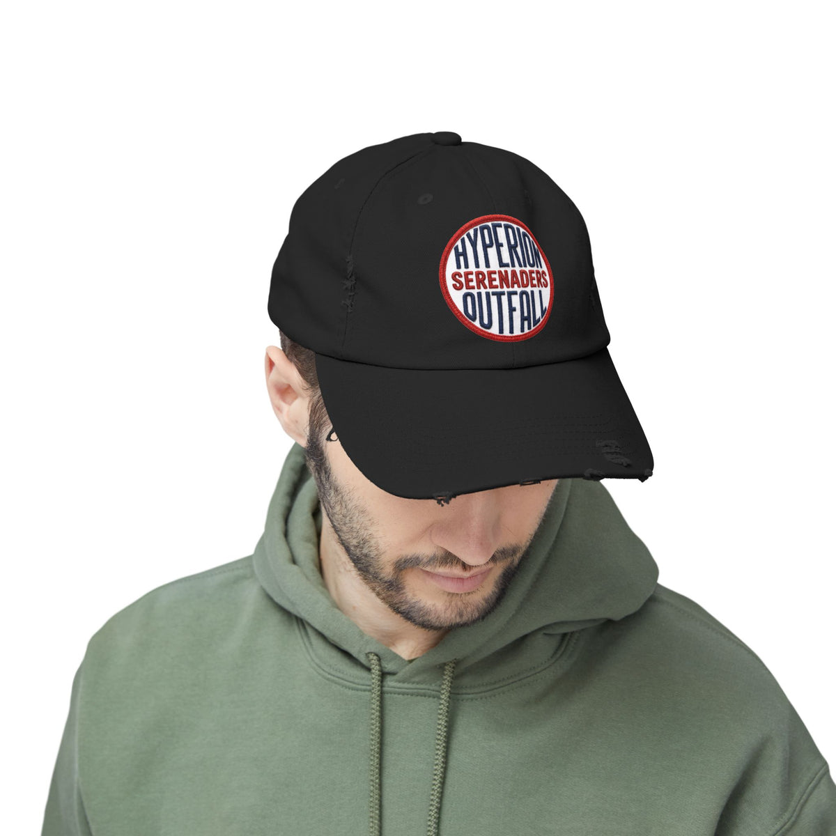 Distressed Cap — "Hyperion Outfall Serenaders" Manhattan Beach Patch Hat