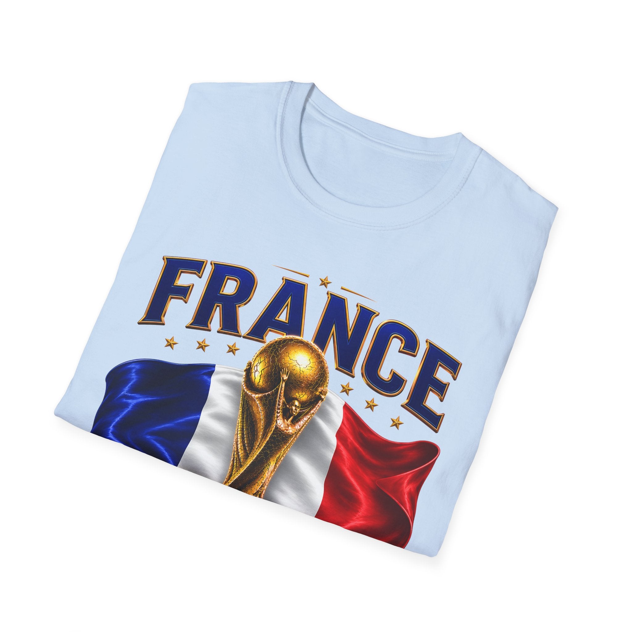 France World Cup 2026 T-Shirt — French Flag & Trophy Soccer Tee