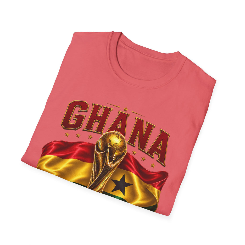 Ghana 2026 World Cup T-Shirt — Flag & Trophy Football Fan Tee