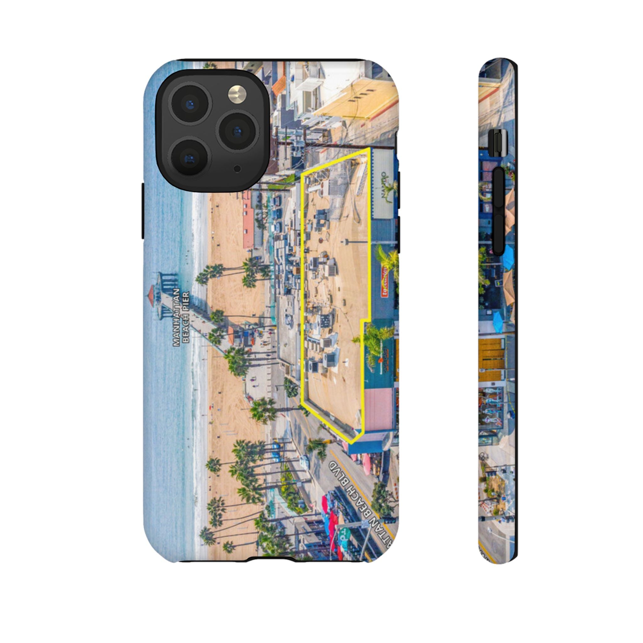 Phone Cases, Manhattan Beach California iPhone Samsung Google Tough Cases, Beach Lovers Gifts, Coastal Accessories, Ocean Phone Covers,