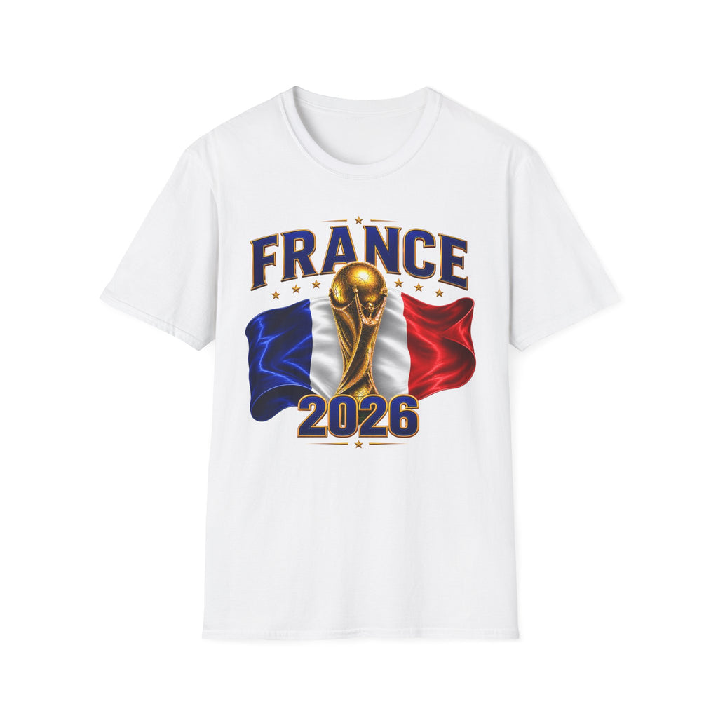 France World Cup 2026 T-Shirt — French Flag & Trophy Soccer Tee