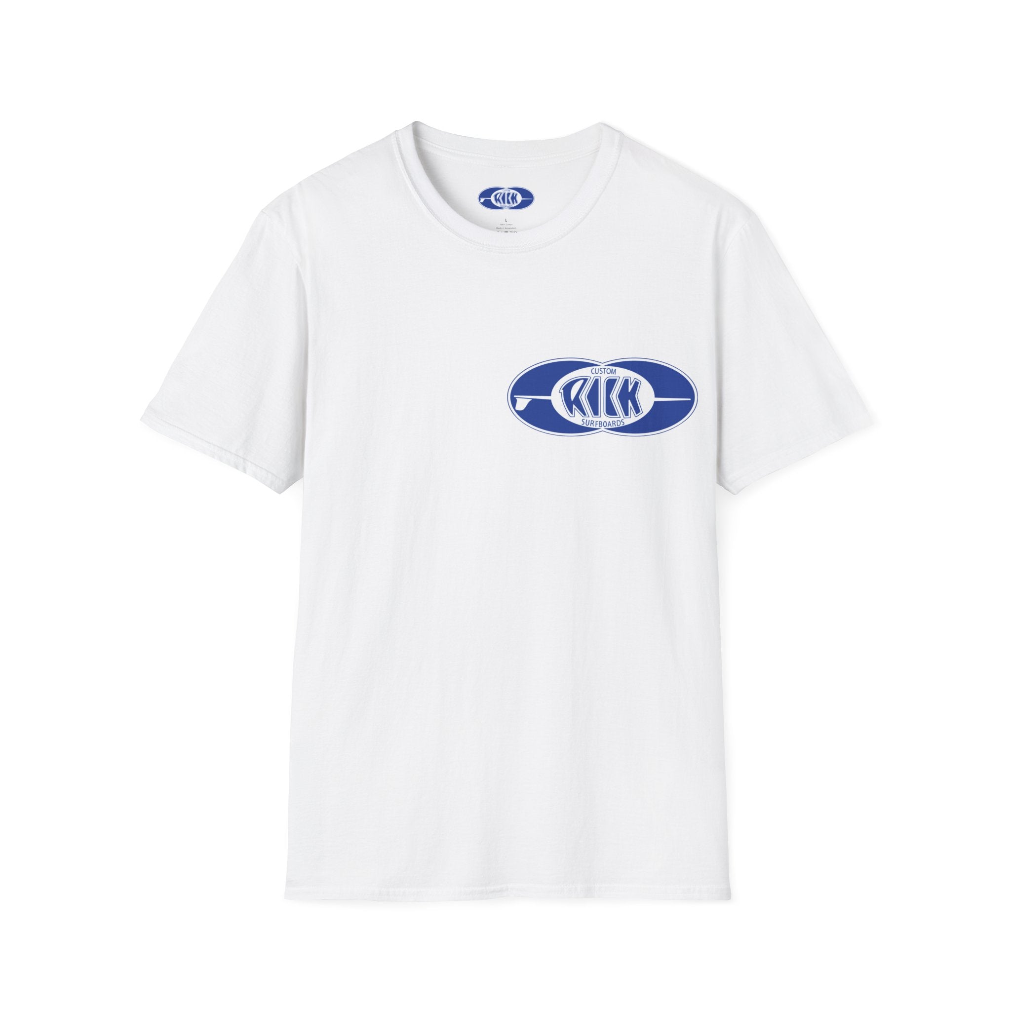 Rick Surfboards Graphic T-Shirt — Printed Front & Back (Multiple Colors)