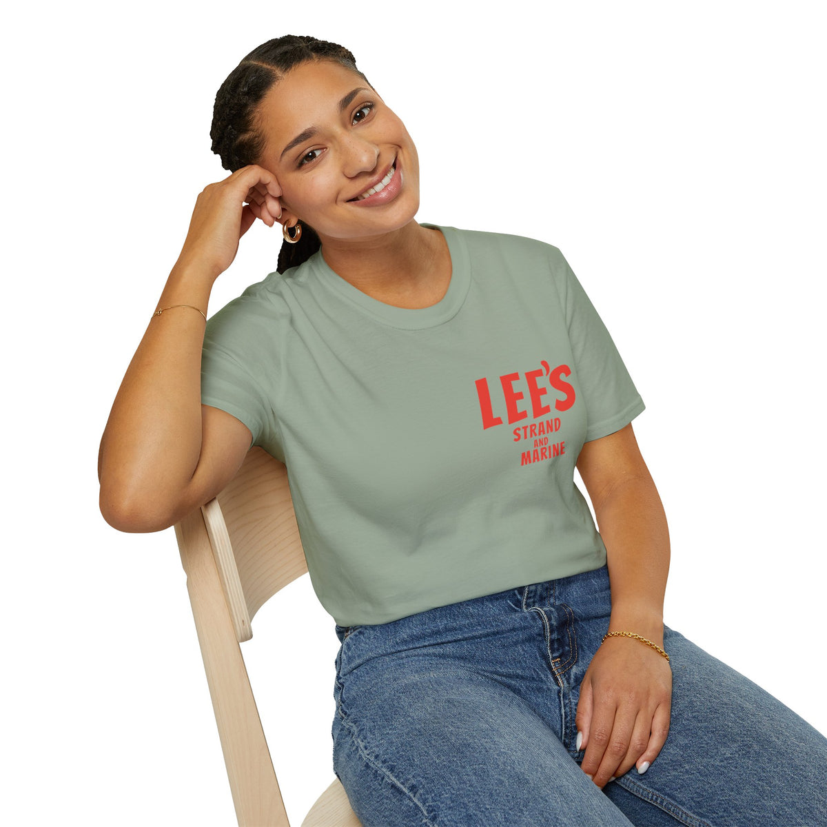 Greasy Lee's  Strand and Marine Old School T-Shirt | Manhattan Beach vintage surfer logo