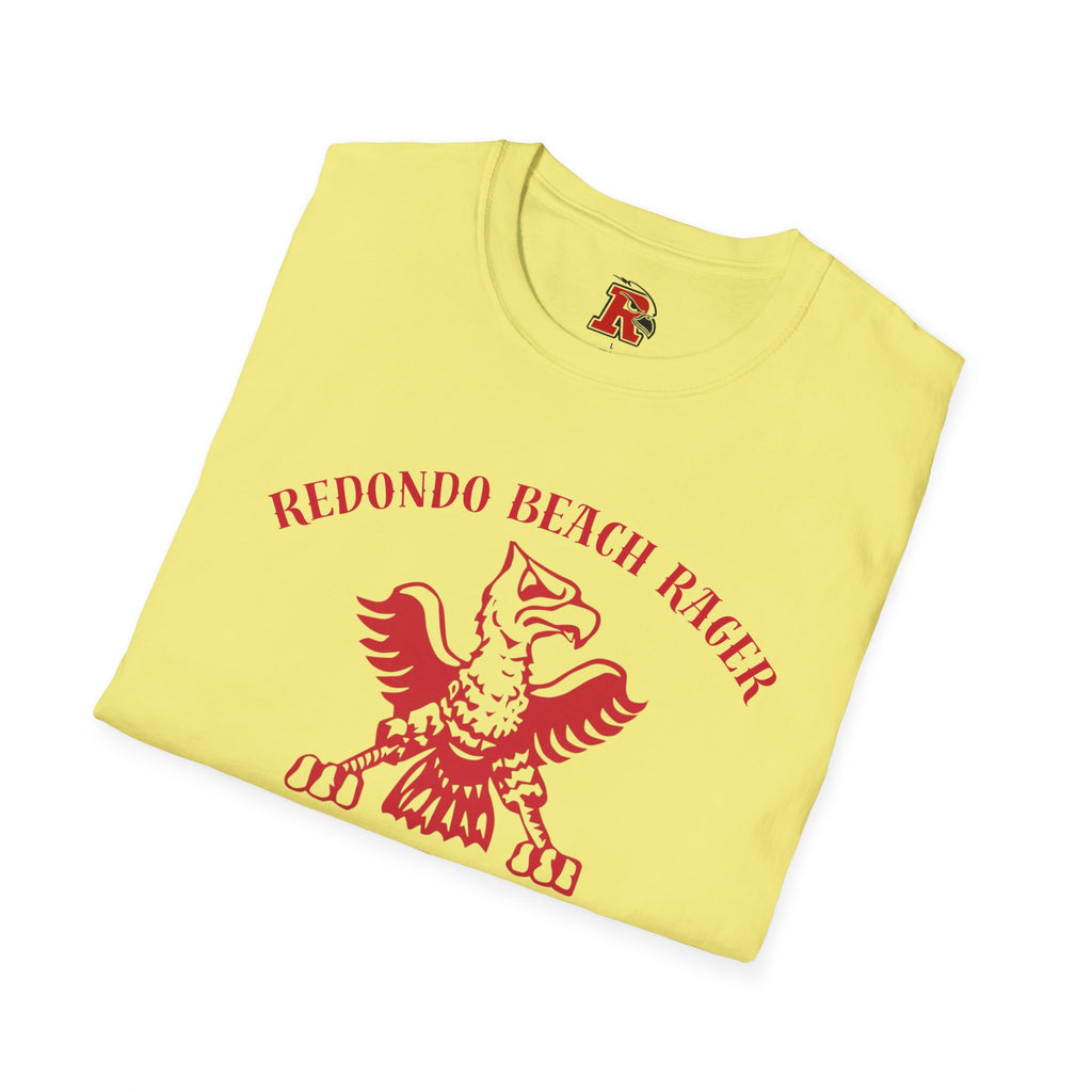 Redondo Beach Rager T-Shirt — Vintage School Spirit Graphic Tee - First Annual All Class Reunion 7-25-26 at Seaside Lagoon Redondo Beach