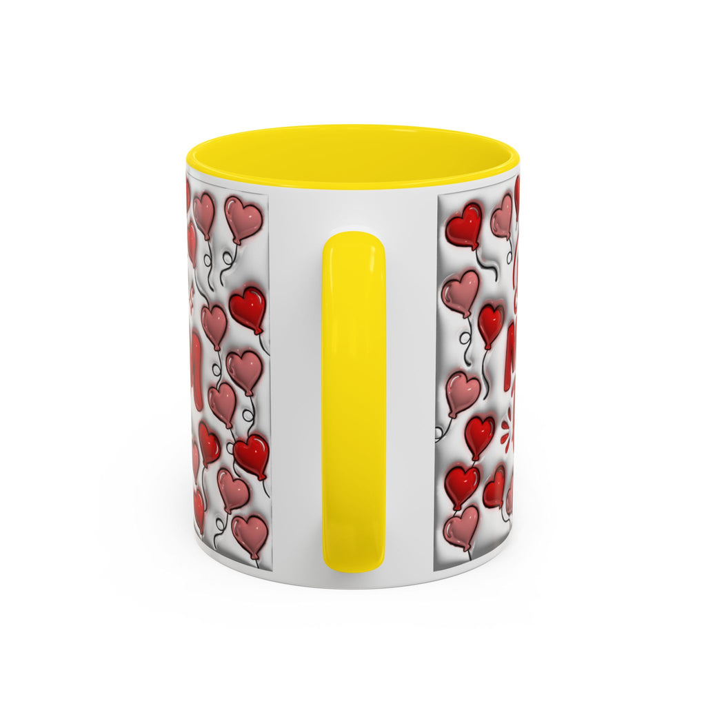 Best Mom Ever Valentines Day Hearts Accent Coffee Mug (11, 15oz)