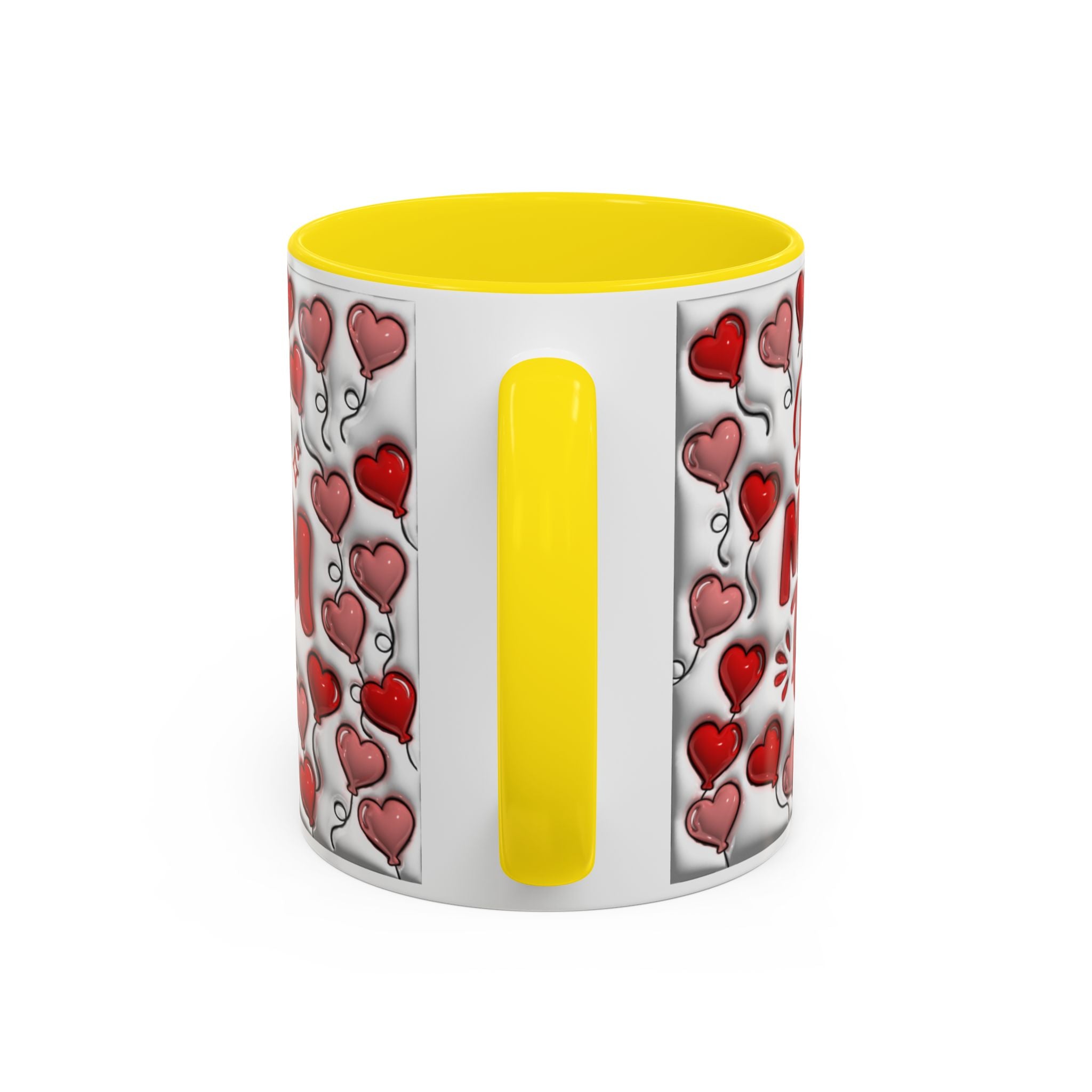 Best Mom Ever Valentines Day Hearts Accent Coffee Mug (11, 15oz)