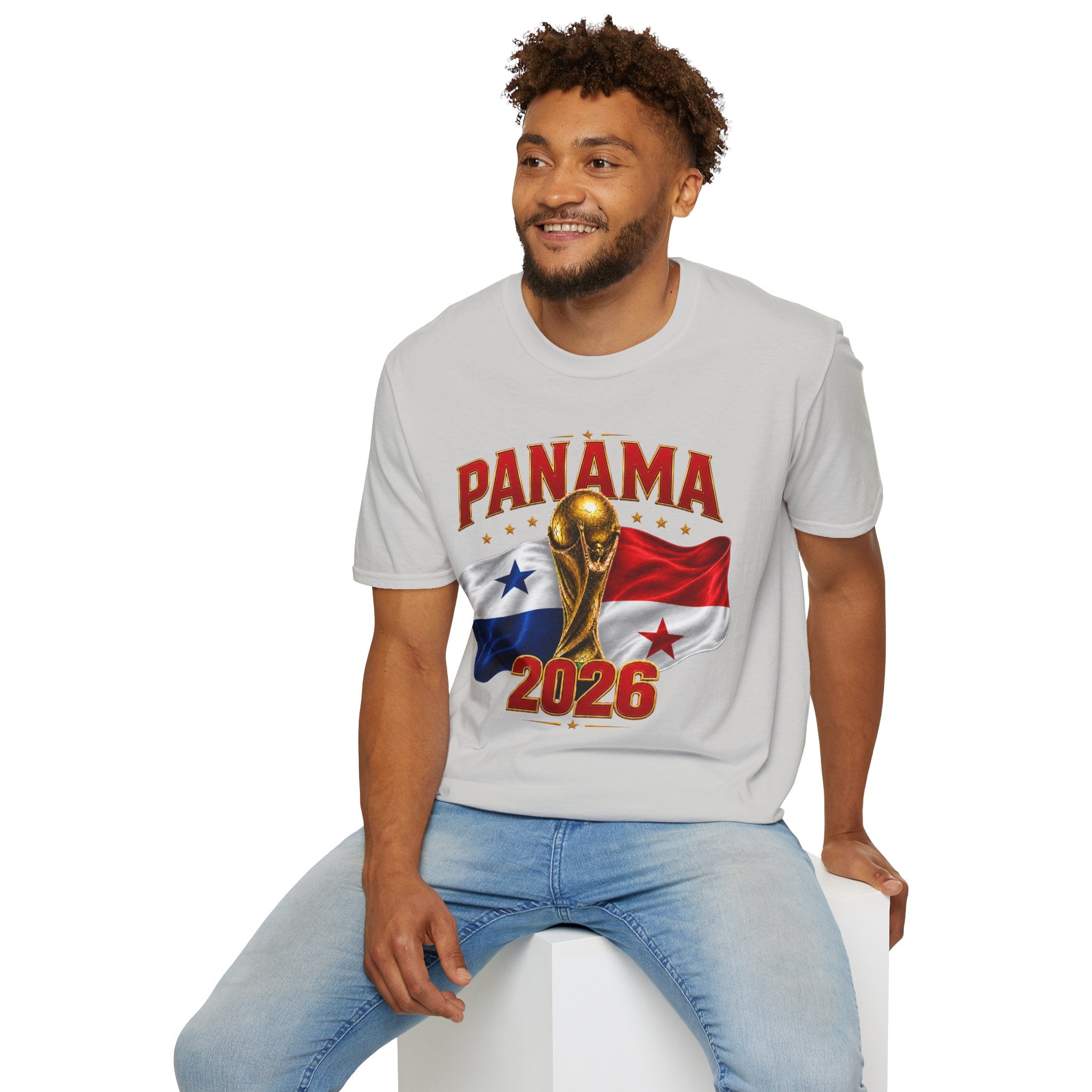 Panama 2026 World Cup T-Shirt — Panama Flag & Trophy Soccer Tee