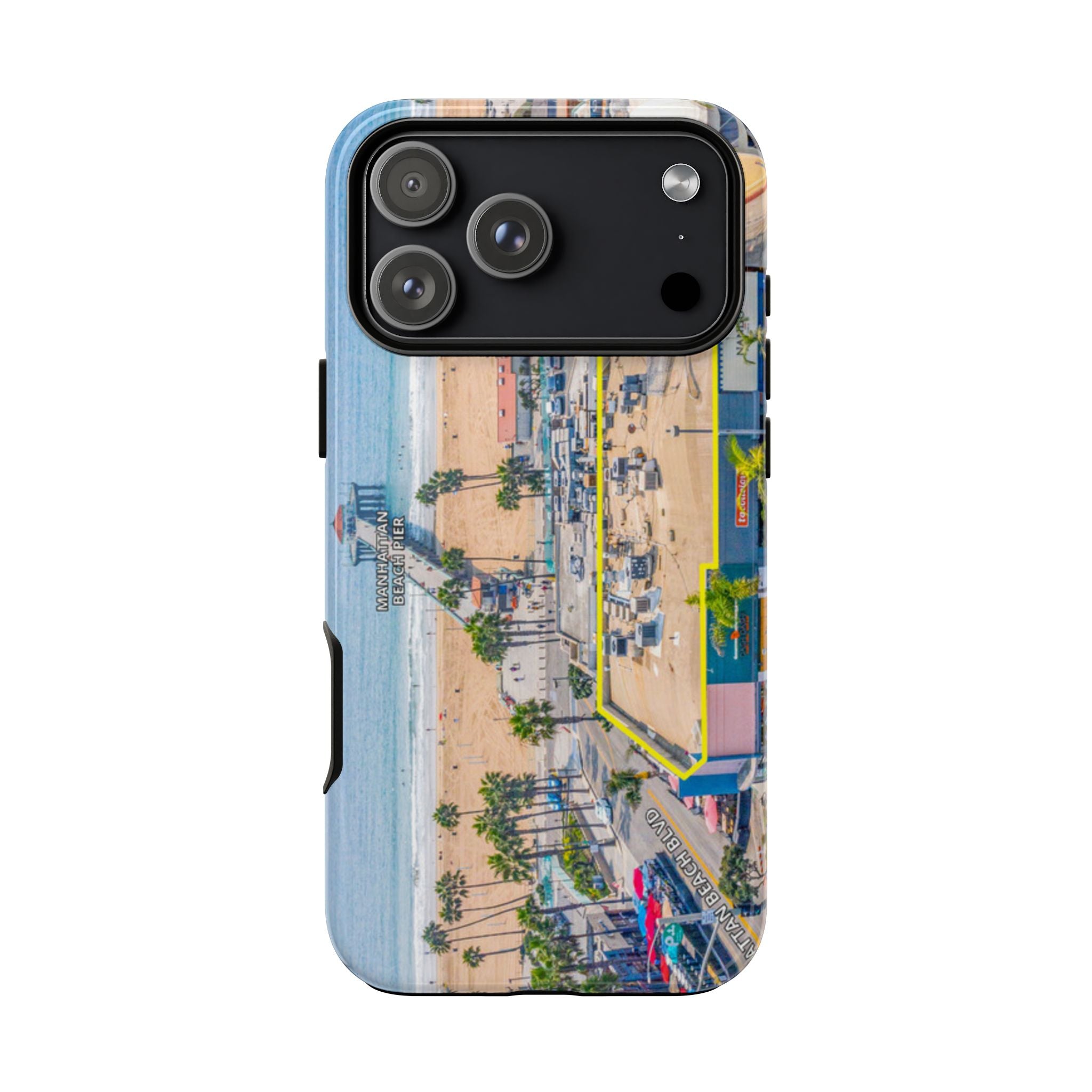 Phone Cases, Manhattan Beach California iPhone Samsung Google Tough Cases, Beach Lovers Gifts, Coastal Accessories, Ocean Phone Covers,