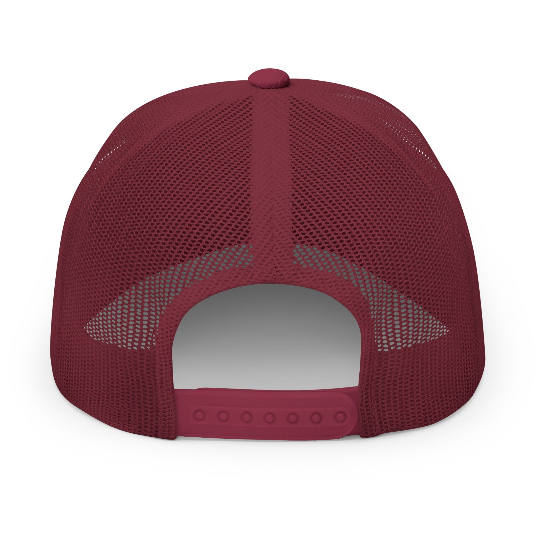 Embroidered Smiley Patch Trucker Hat — 'Smile, It's Awesome' Snapback