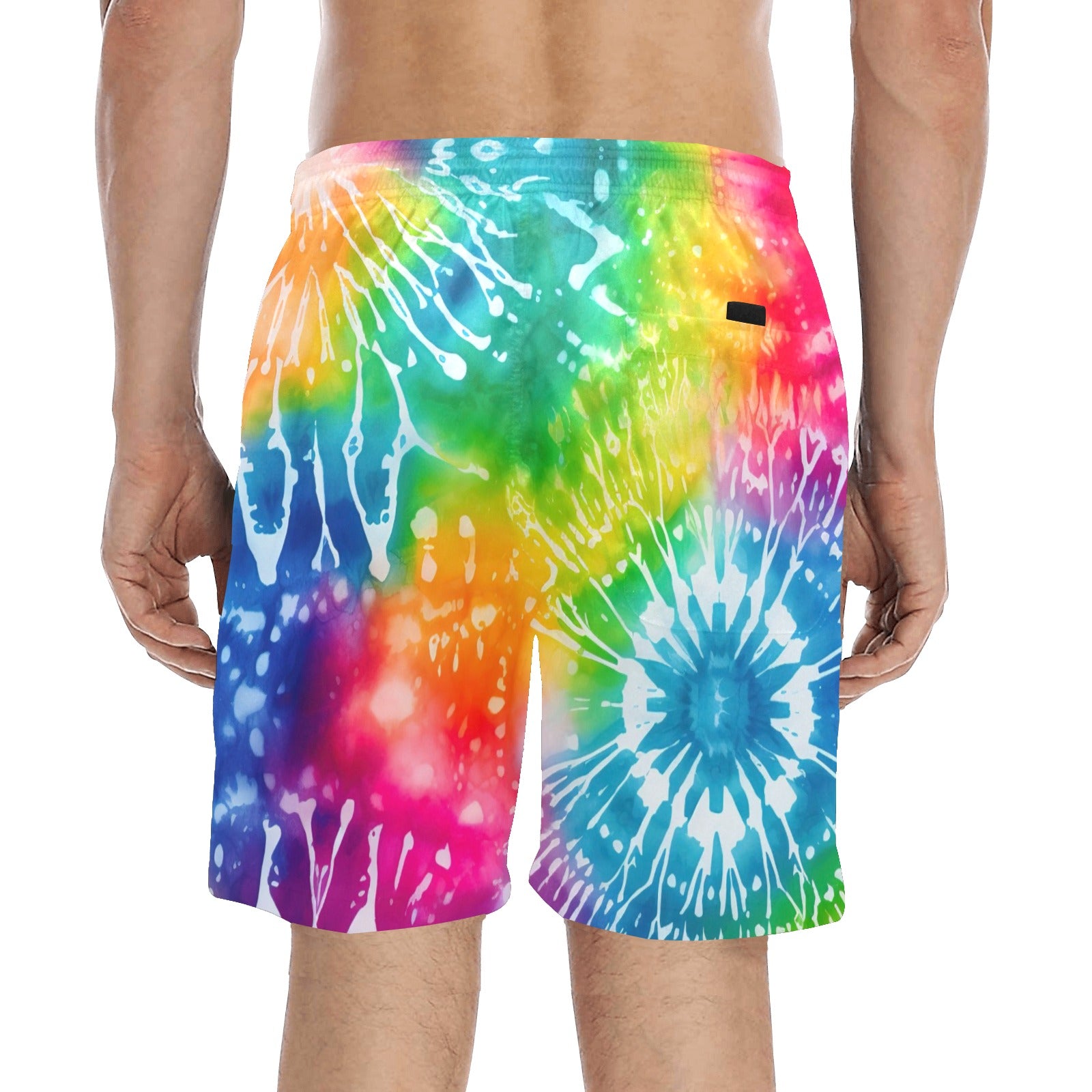 Huntington Beach California Men's Mid-Length Beach Shorts