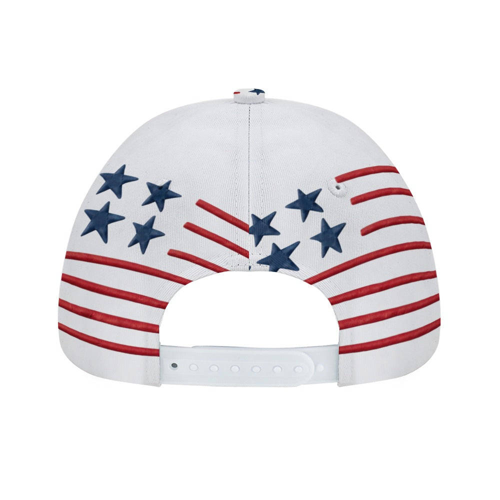 American Flag Style Baseball Cap