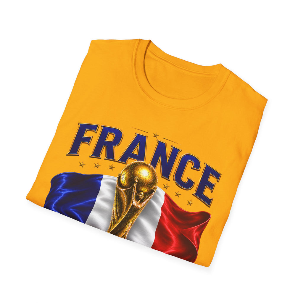 France World Cup 2026 T-Shirt — French Flag & Trophy Soccer Tee