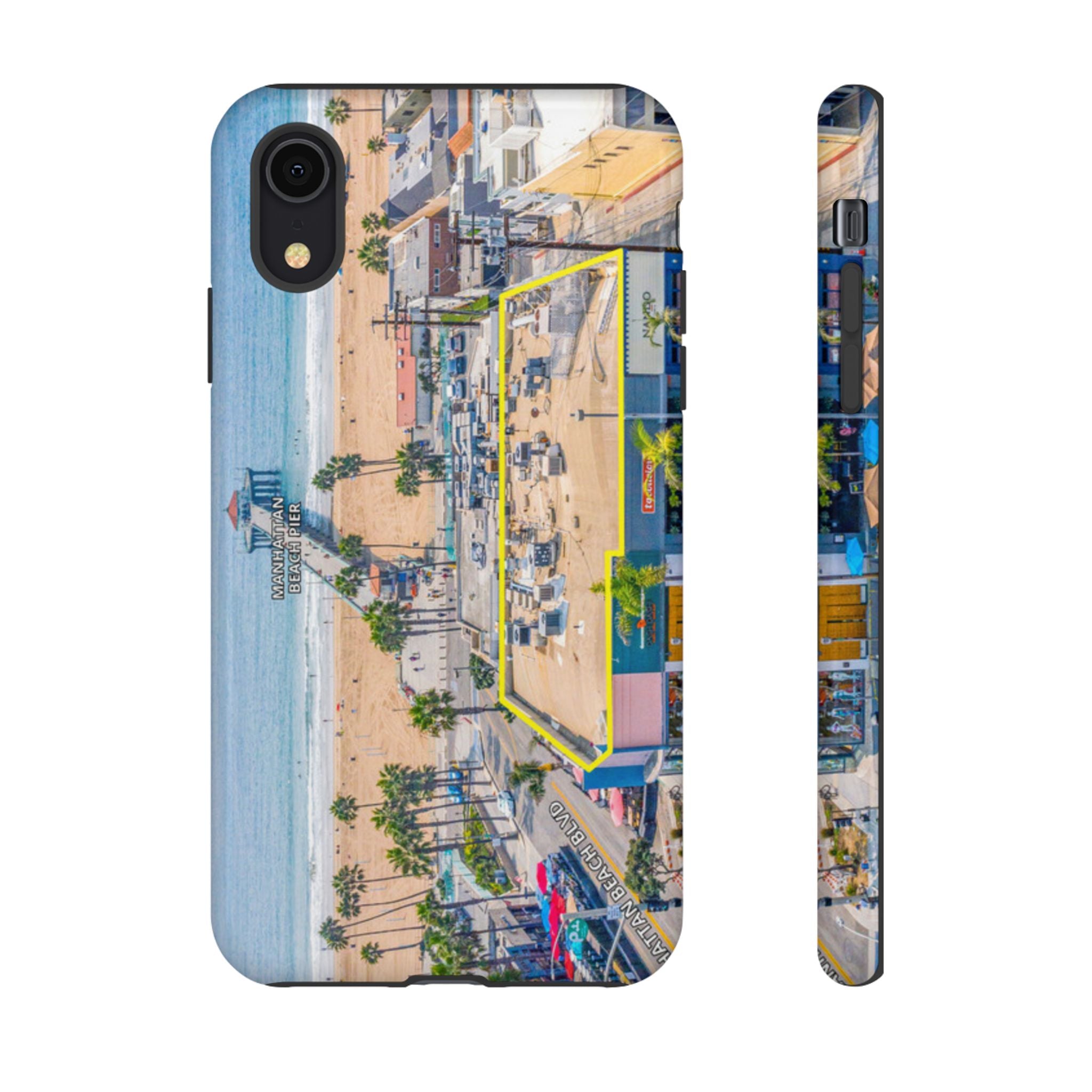 Phone Cases, Manhattan Beach California iPhone Samsung Google Tough Cases, Beach Lovers Gifts, Coastal Accessories, Ocean Phone Covers,
