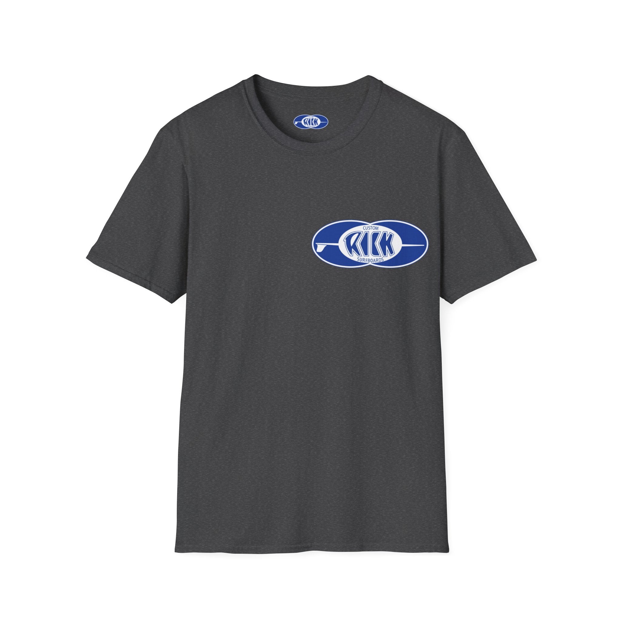 Rick Surfboards Graphic T-Shirt — Printed Front & Back (Multiple Colors)
