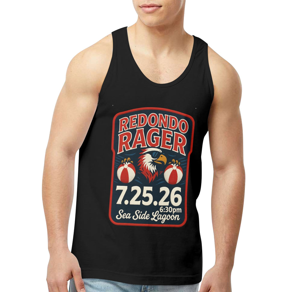 Redondo Rager Seaside Lagoon #RUHS 1st Annual Men's Tank Top Made in USA