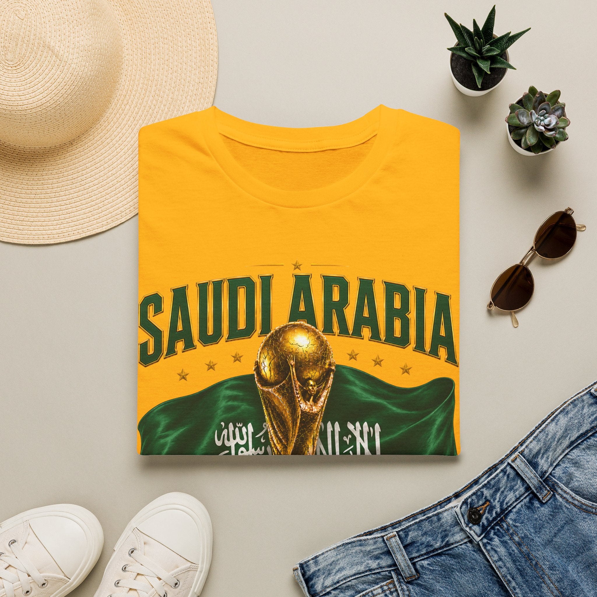 Saudi Arabia 2026 World Cup T-Shirt – Soccer Champion Trophy Design
