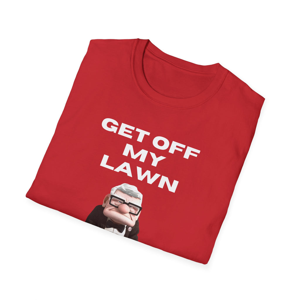 GET OFF My Lawn mens womans Softstyle T-Shirt
