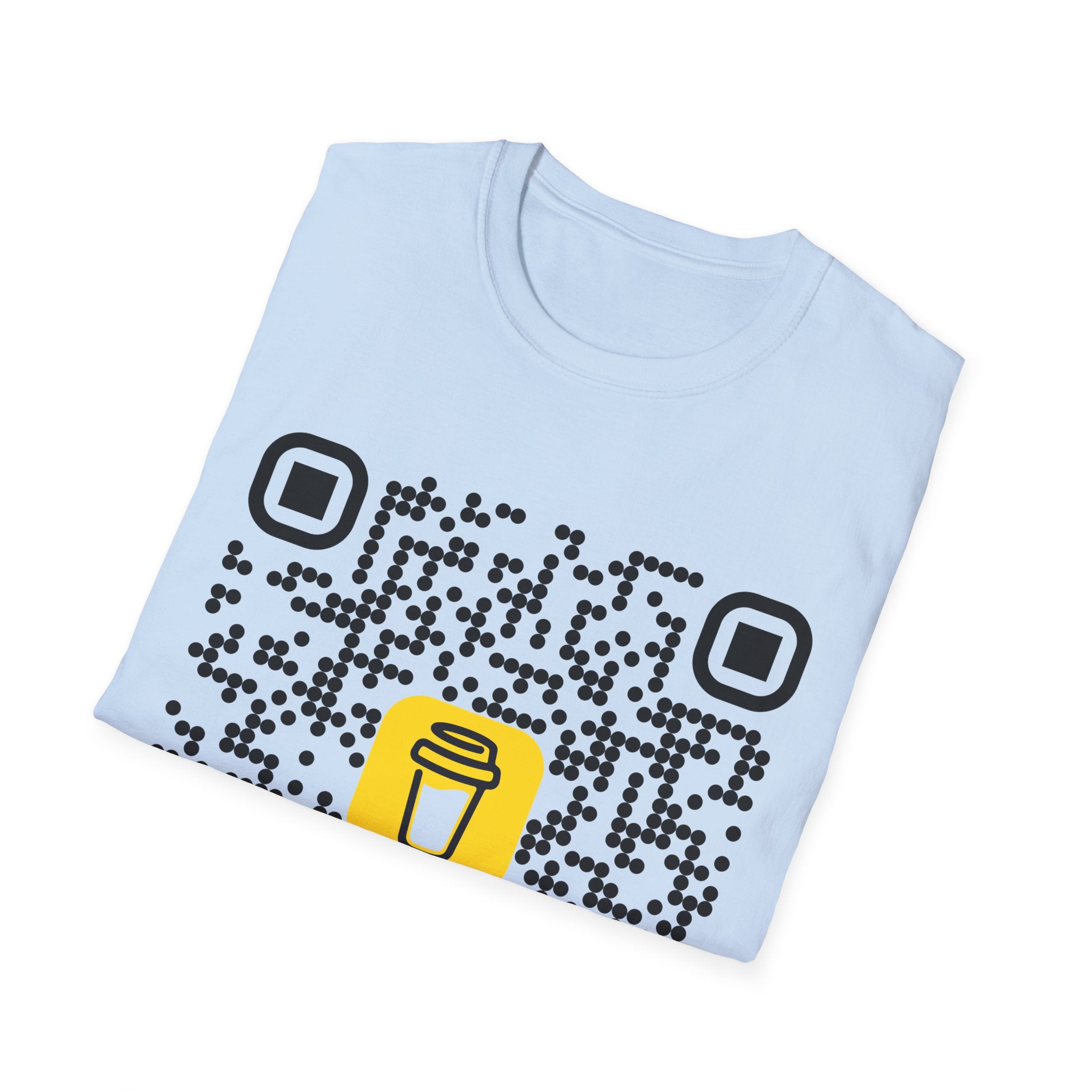 QR Code Coffee Tee — Scan-to-Order Coffee Shop T-Shirt