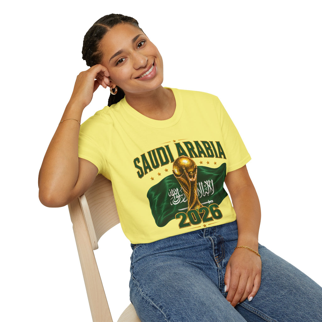 Saudi Arabia 2026 World Cup T-Shirt – Soccer Champion Trophy Design