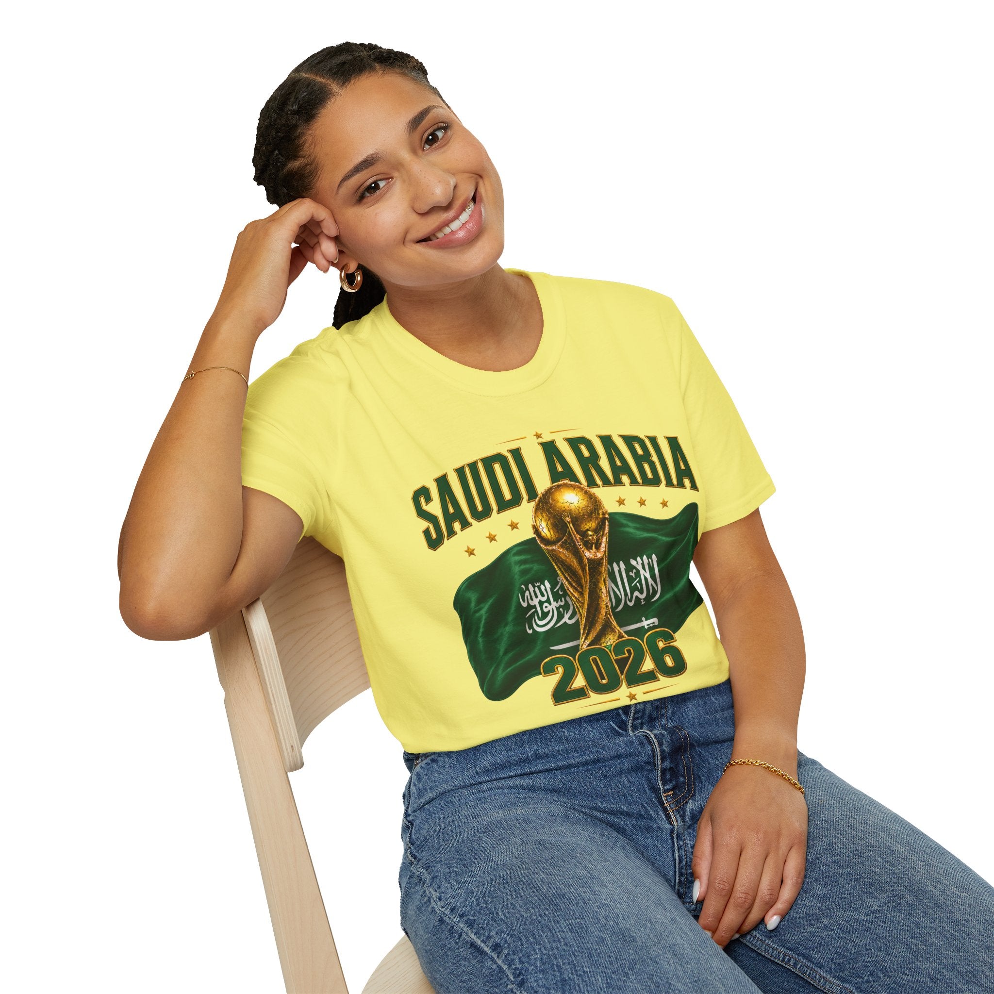 Saudi Arabia 2026 World Cup T-Shirt – Soccer Champion Trophy Design