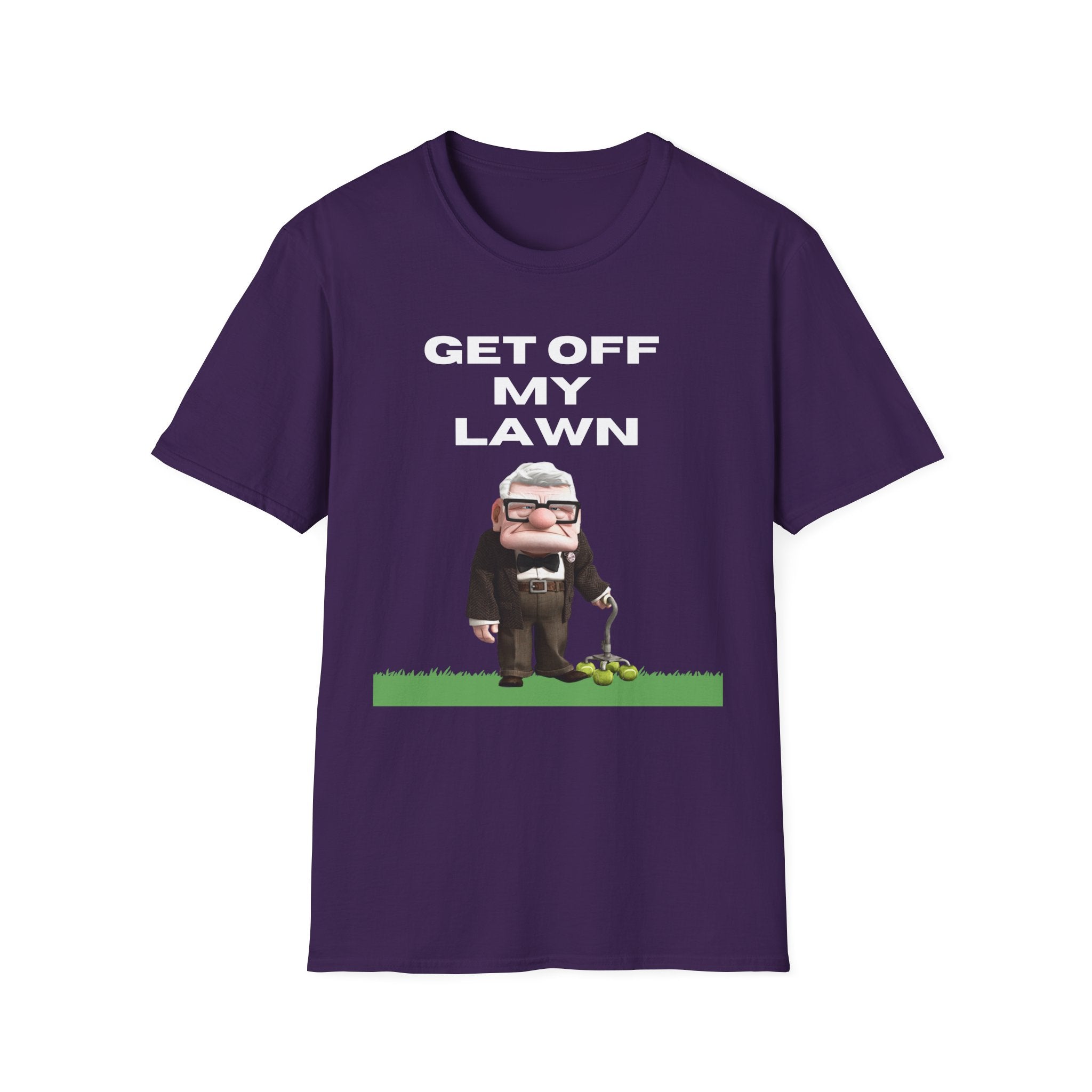 GET OFF My Lawn mens womans Softstyle T-Shirt