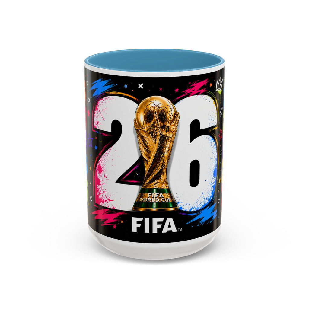 2026 FIFA World Cup Coffee Mug — Colorful Trophy Design (11/15oz)