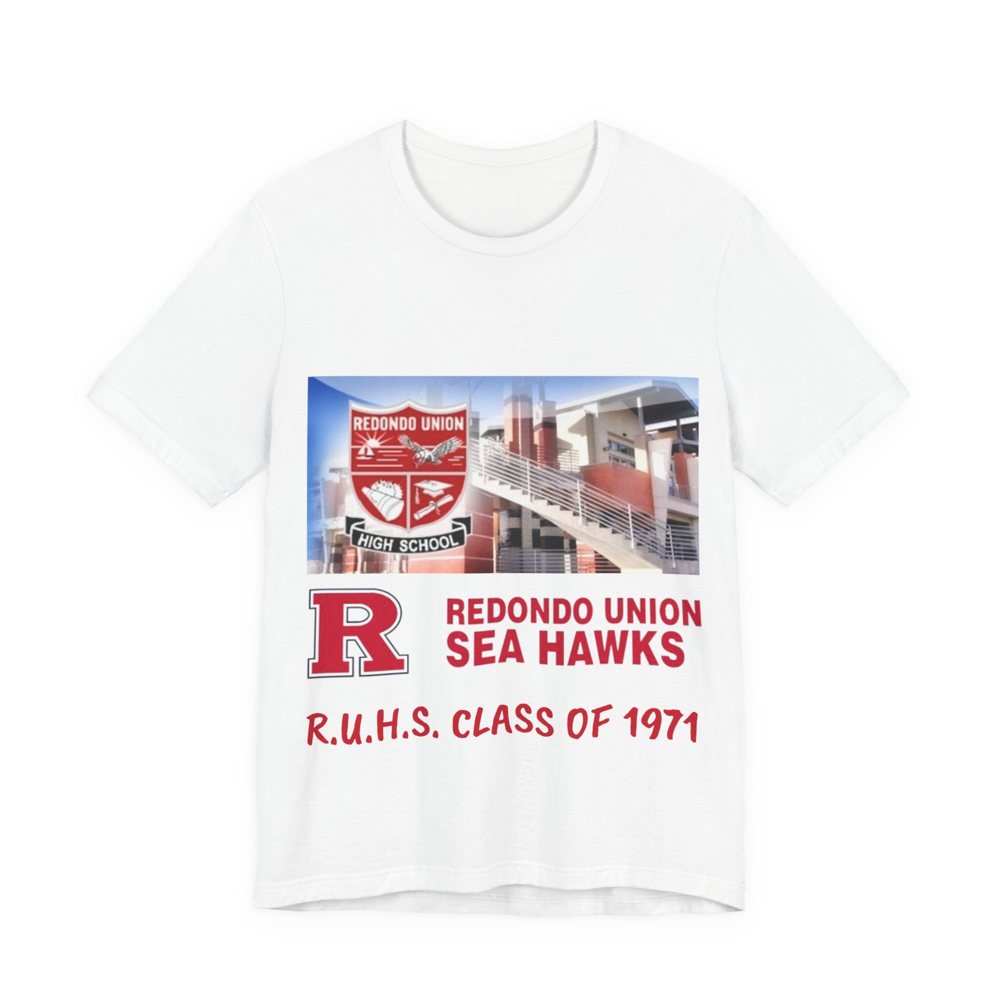 Redondo Union High School Class of 1971 - Unisex Jersey Short Sleeve Tee