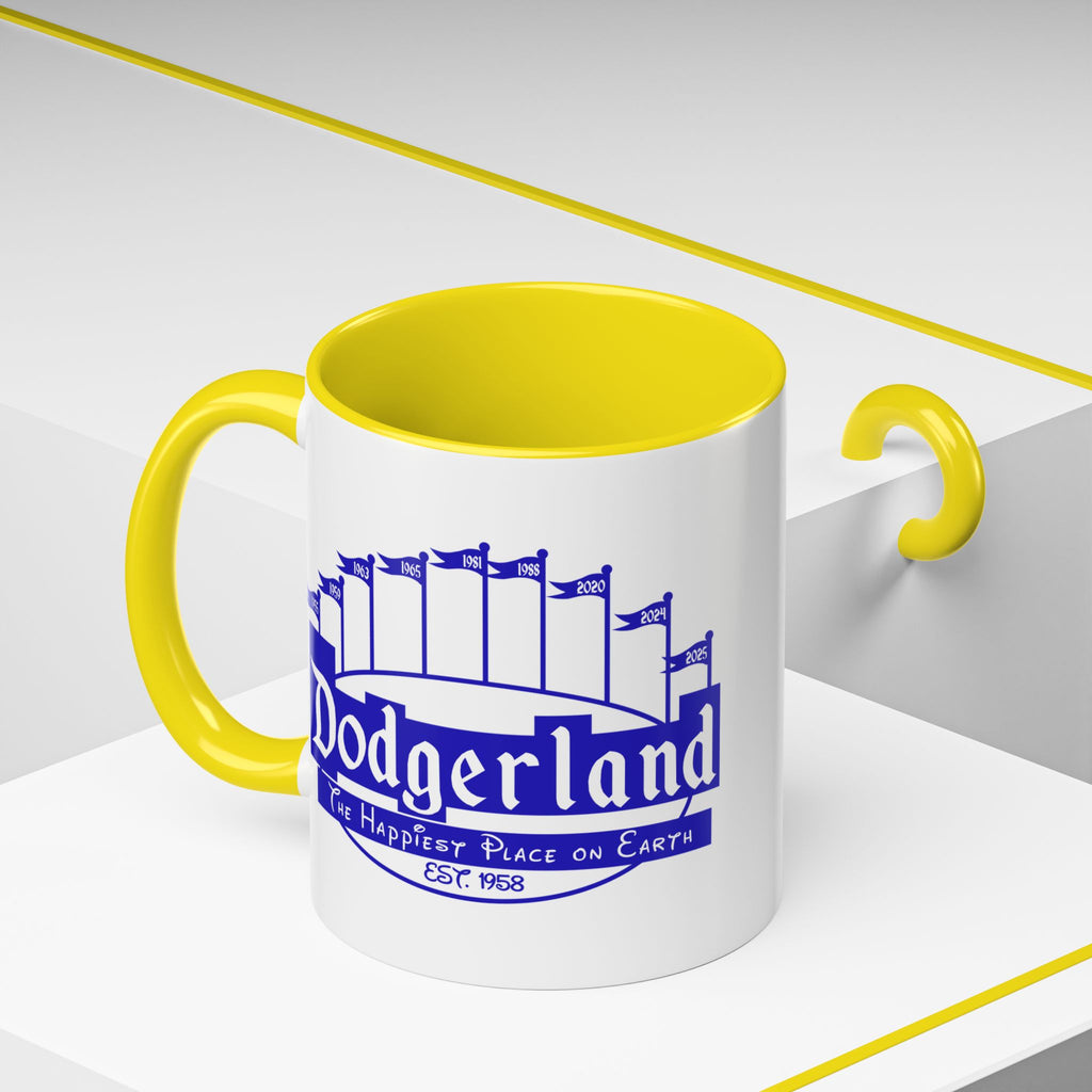 DodgerLAnd Logo Mug | Accent Coffee Mug 11oz or 15oz
