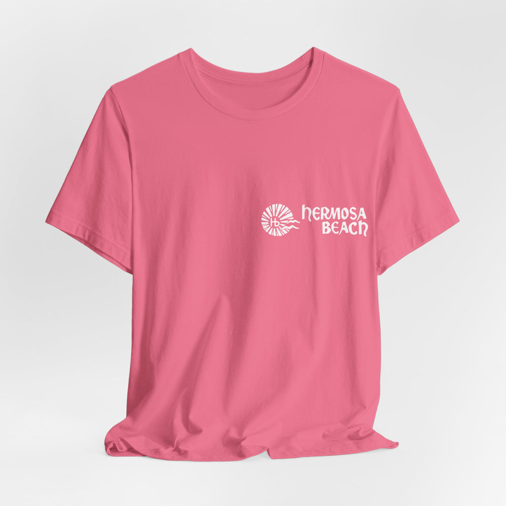 Hermosa Beach Tee — Colorful Front/Back Print Jersey T-Shirt