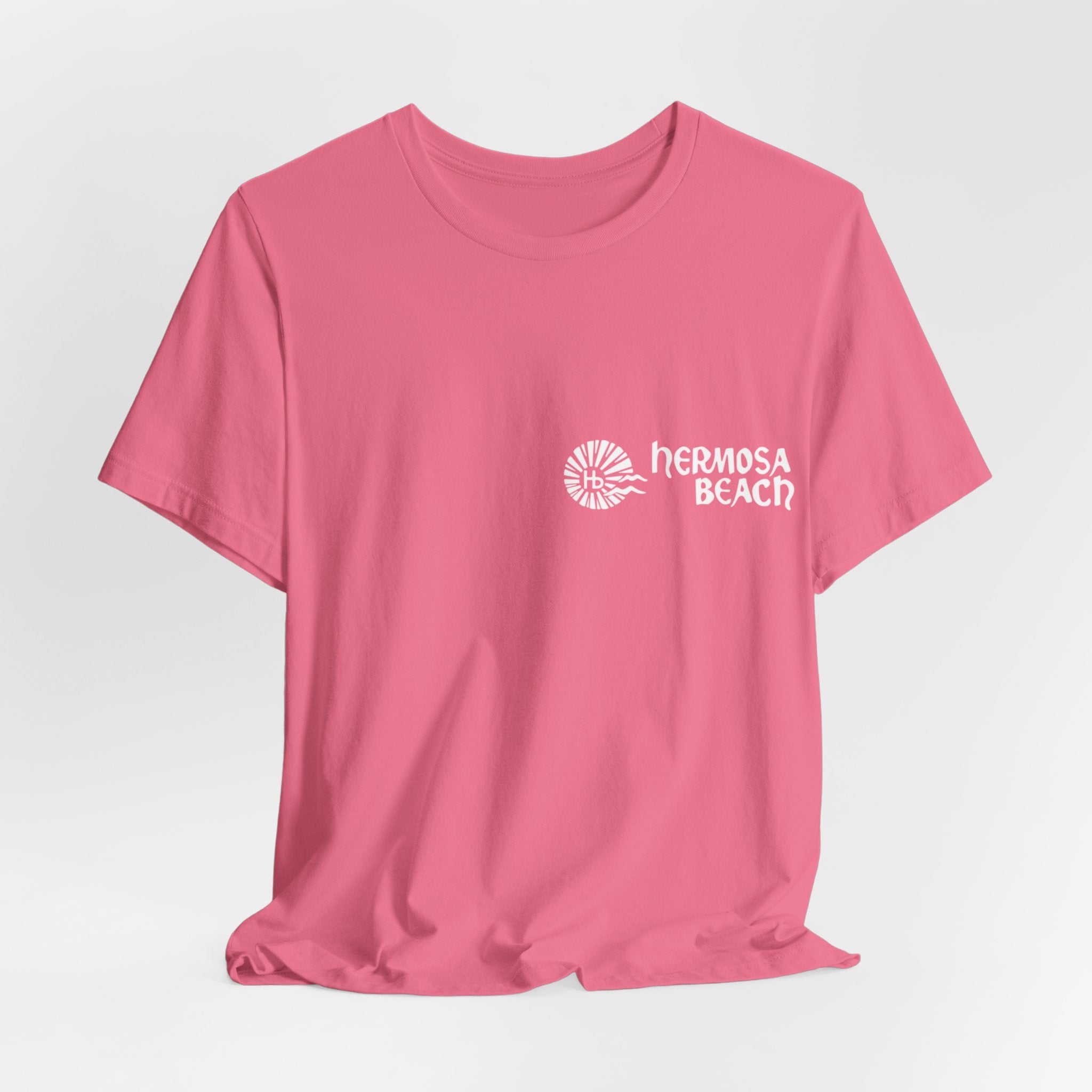 Hermosa Beach Tee — Colorful Front/Back Print Jersey T-Shirt