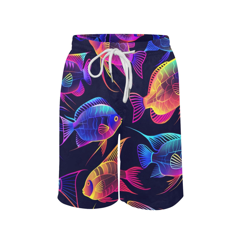 Tropical Fish Boys' Causal Beach Shorts
