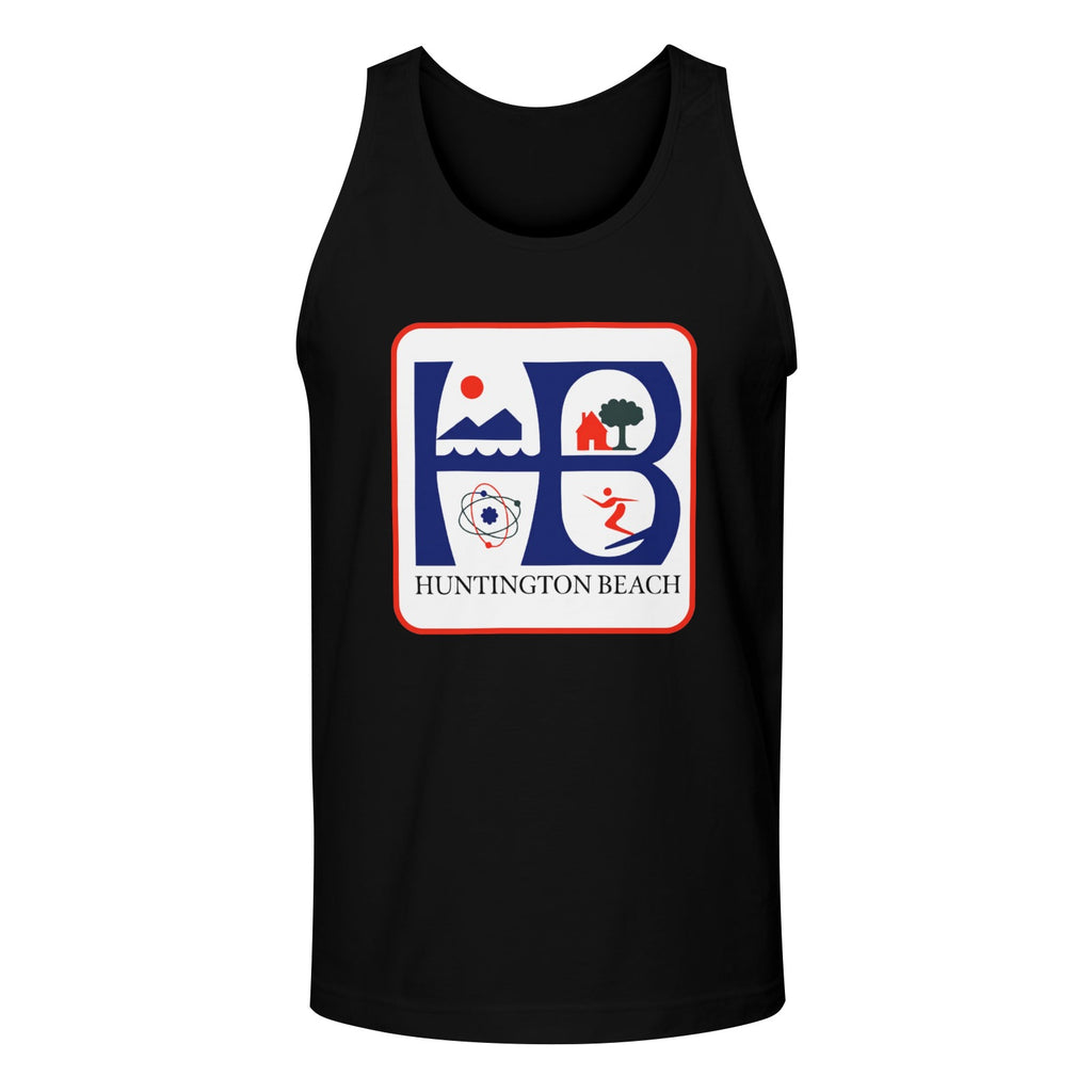 Huntington Beach California Men's Tank Top Made in USA