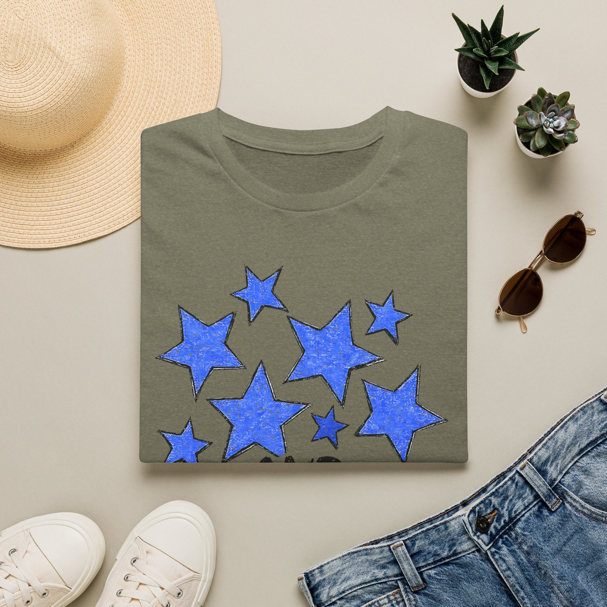 Stars and Stripes T-Shirt — Flag Graphic Patriotic Tee