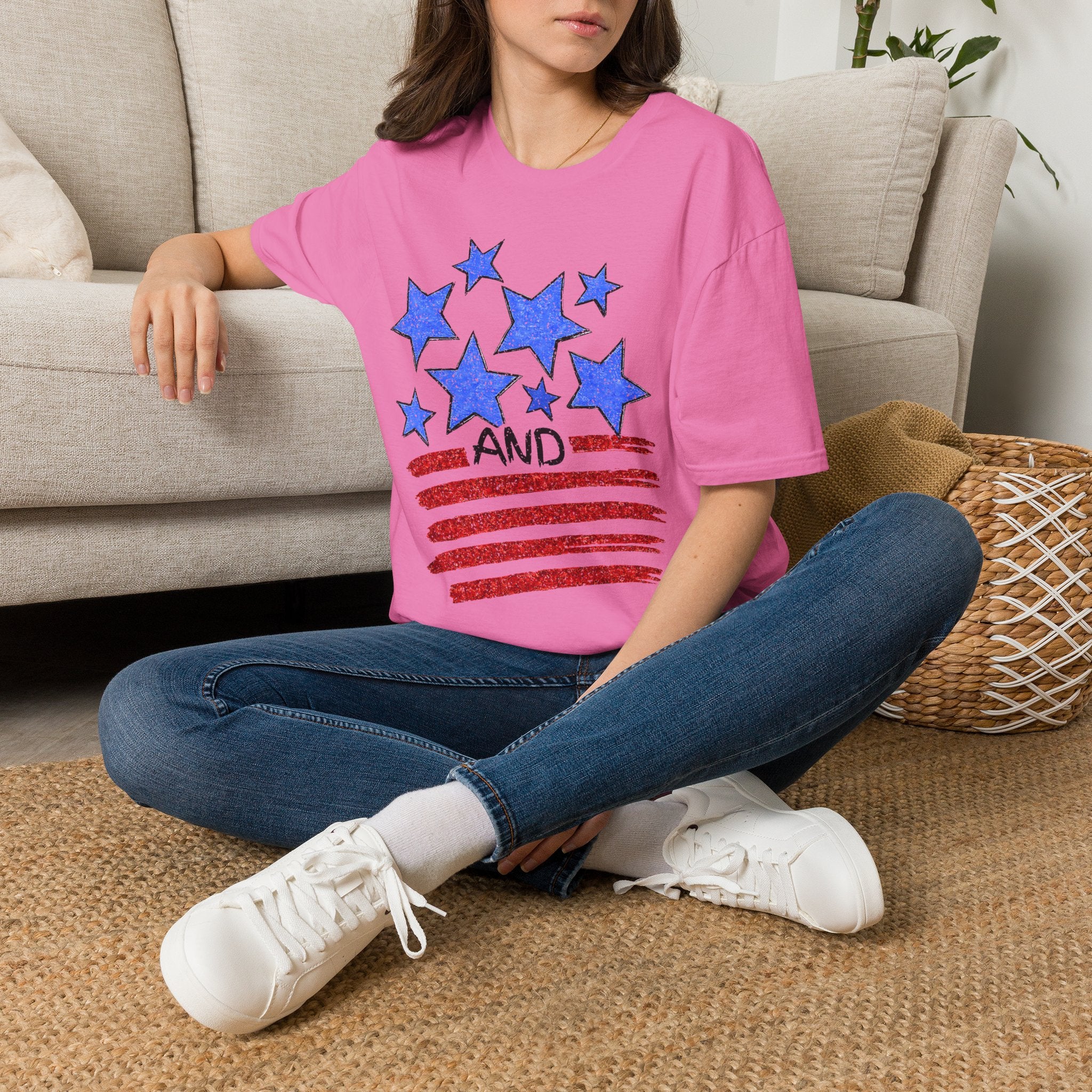 Stars and Stripes T-Shirt — Flag Graphic Patriotic Tee