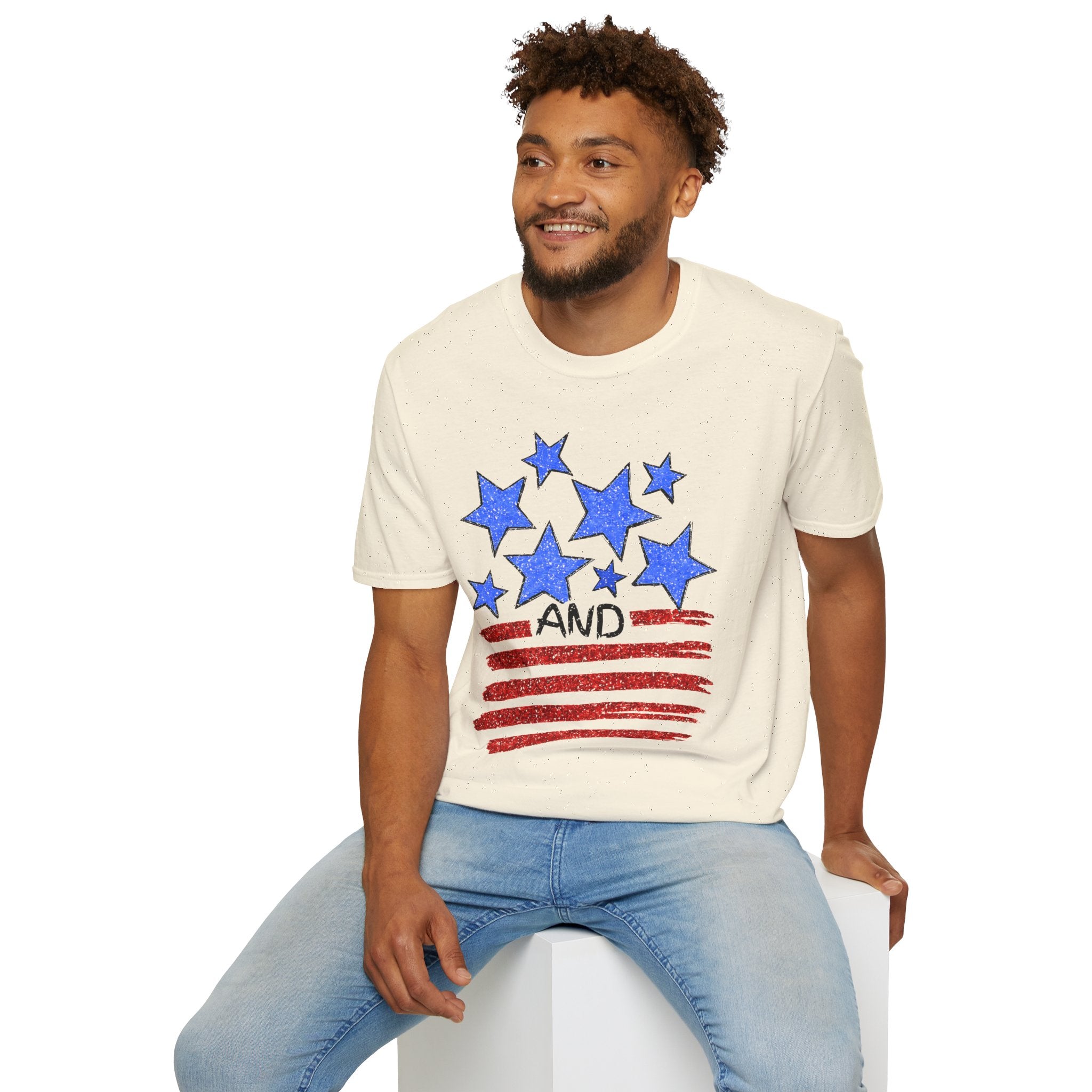 Stars and Stripes T-Shirt — Flag Graphic Patriotic Tee