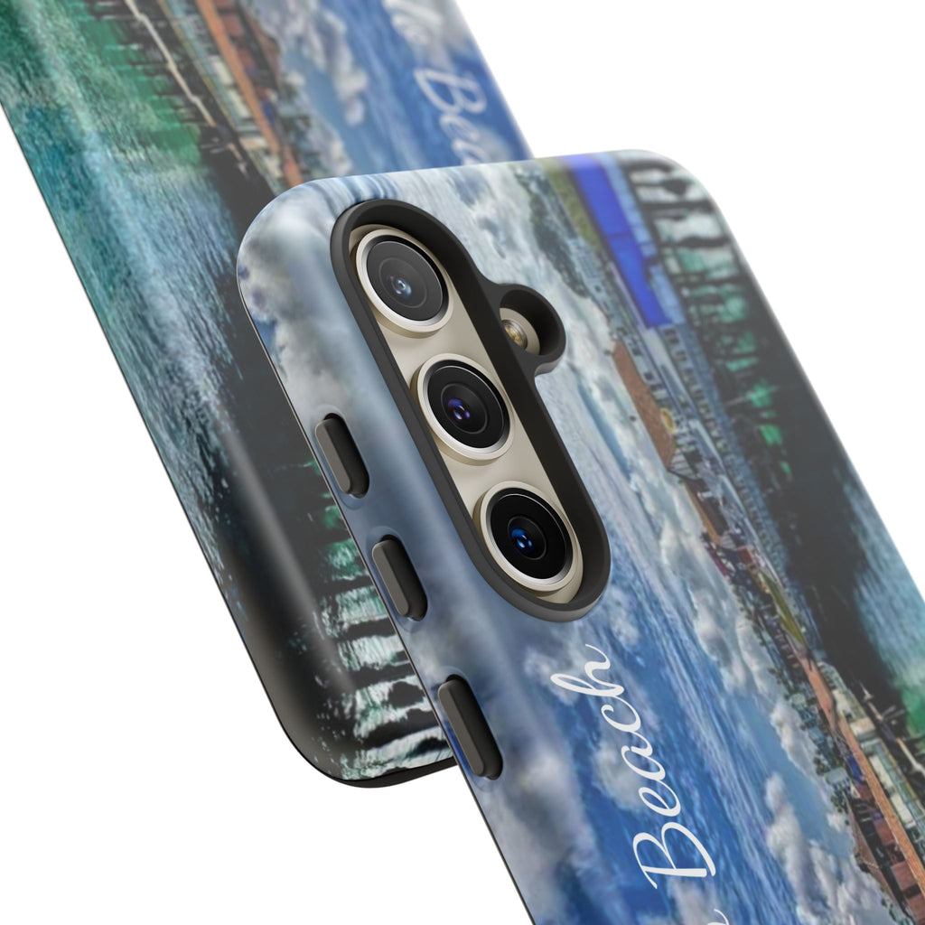 Phone Cases, Redondo Beach California King Harbor Design, Protective Covers, iPhone Accessories, Samsung Accessories, Gift for Travelers