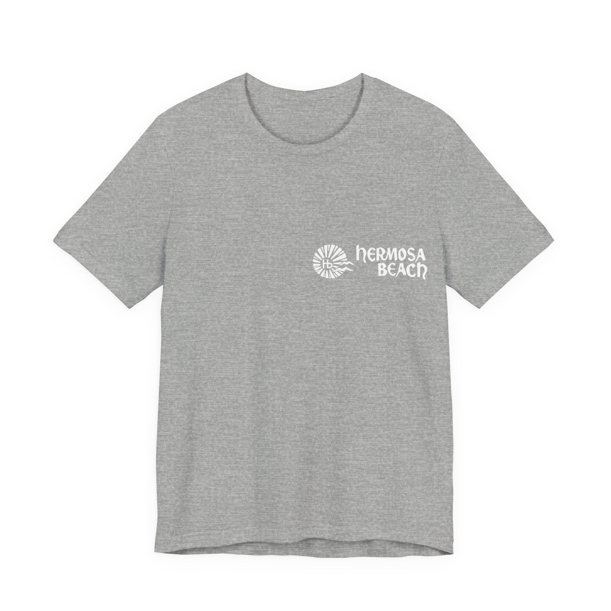 Hermosa Beach Tee — Colorful Front/Back Print Jersey T-Shirt
