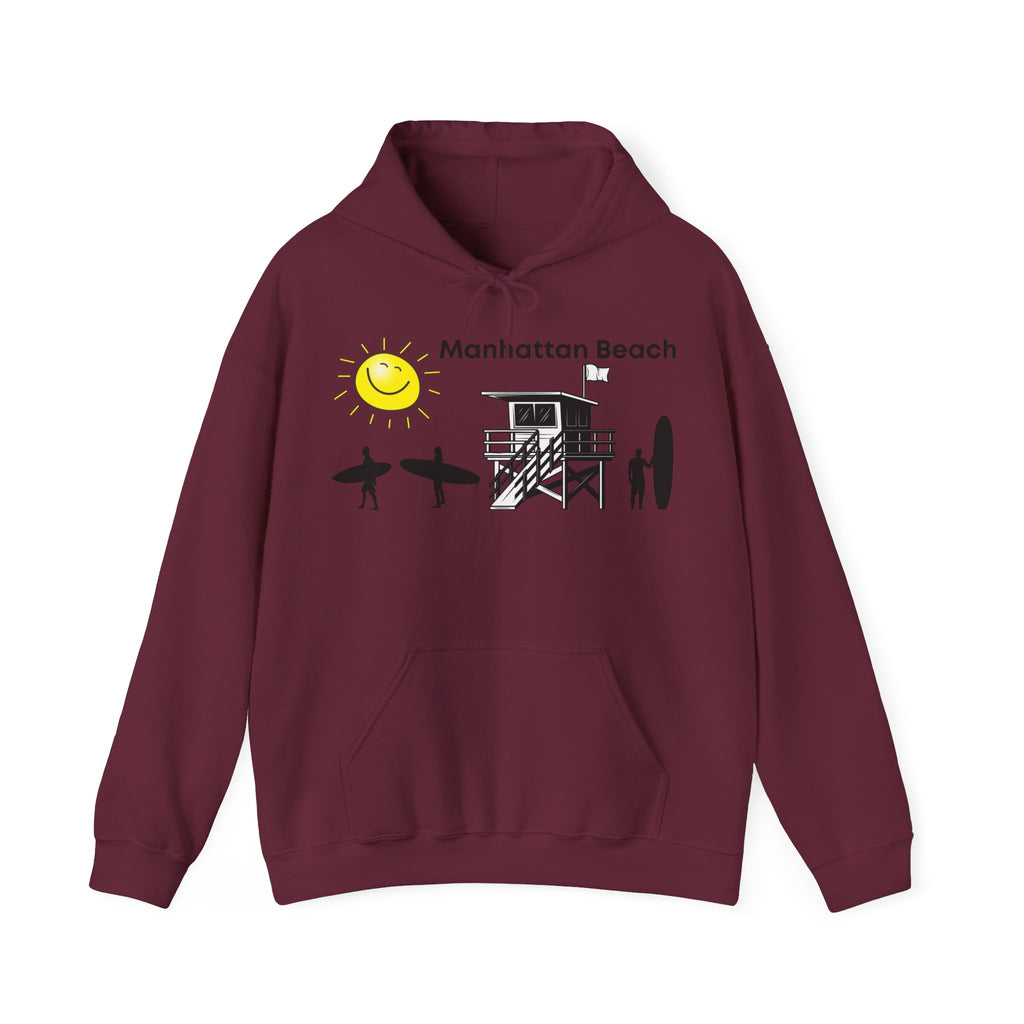 Manhattan Beach California Unisex Heavy Blend™ Hooded Sweatshirt