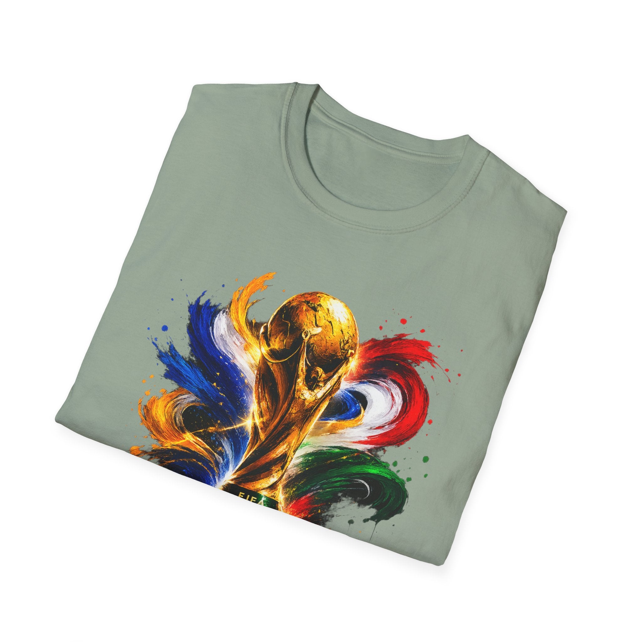 World Cup 2026 T-Shirt — Colorful FIFA Trophy Graphic
